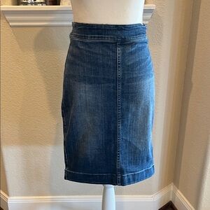 A/X Armani Exchange Denim Midi Pencil Skirt Size 6